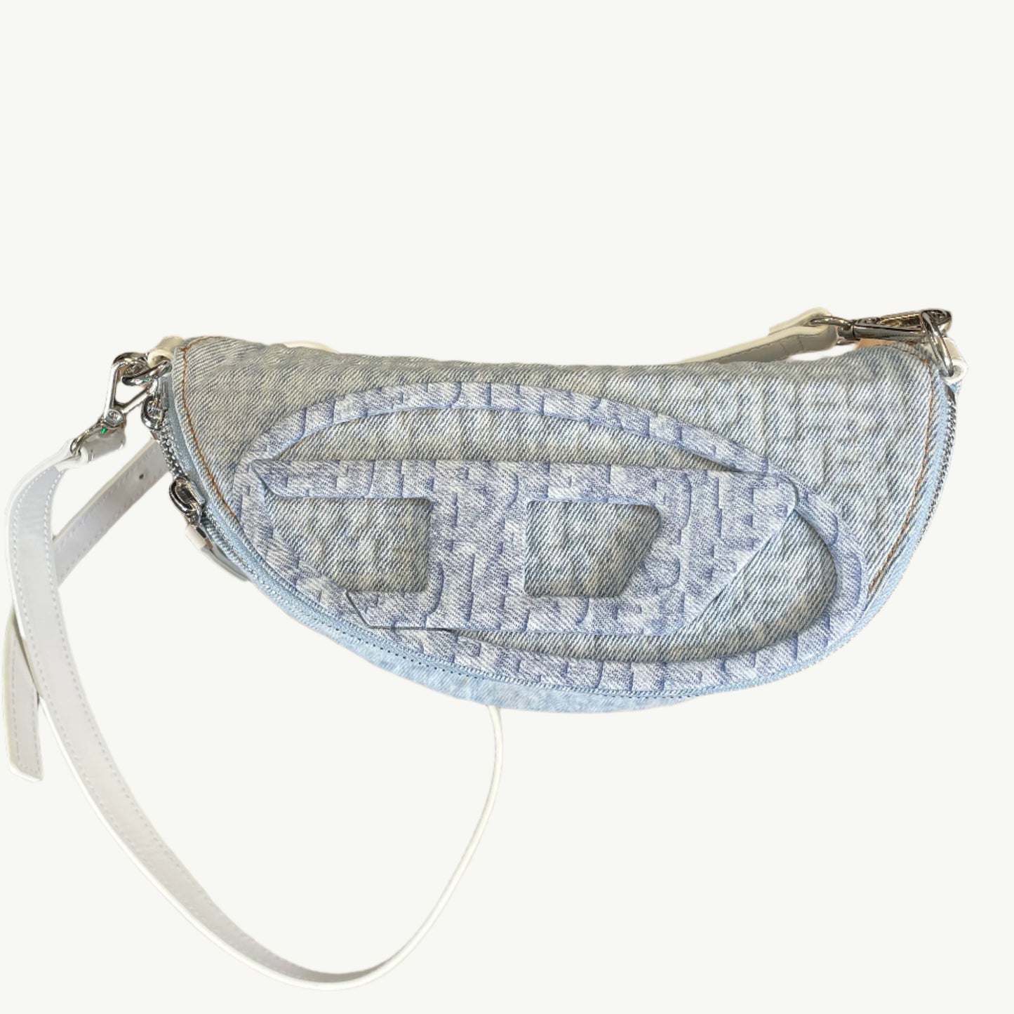 Diesel 1DR Denim Crossbody Bag