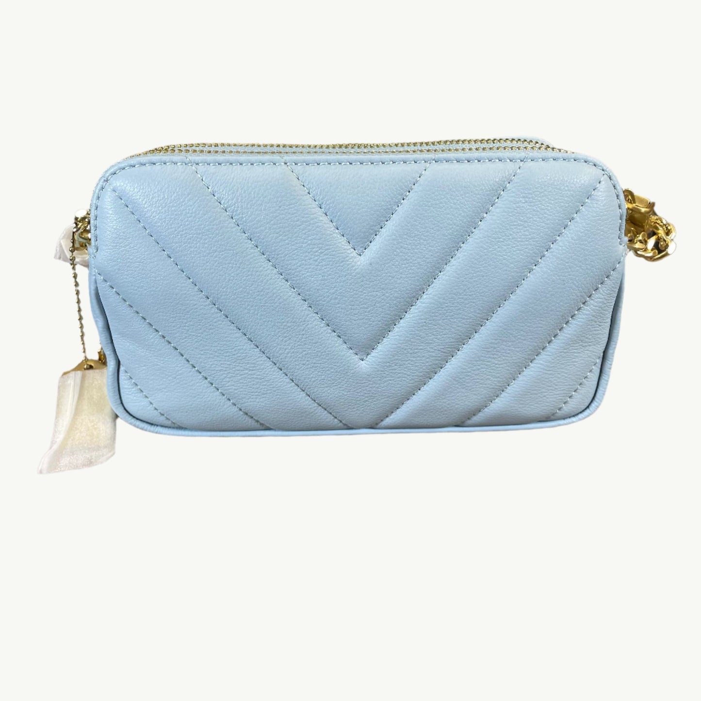 Moncrief Ana Small Grain Italian Leather Mini Quilted Cross Body bag