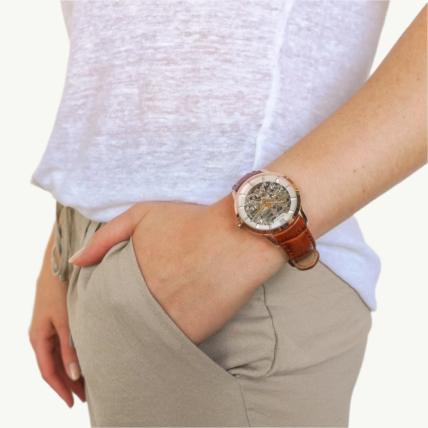 Julien de Bourg Beauvoir Gold Automatic Watch