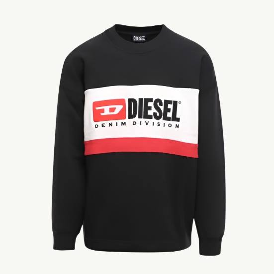 Diesel Black Logo Sweatshirt