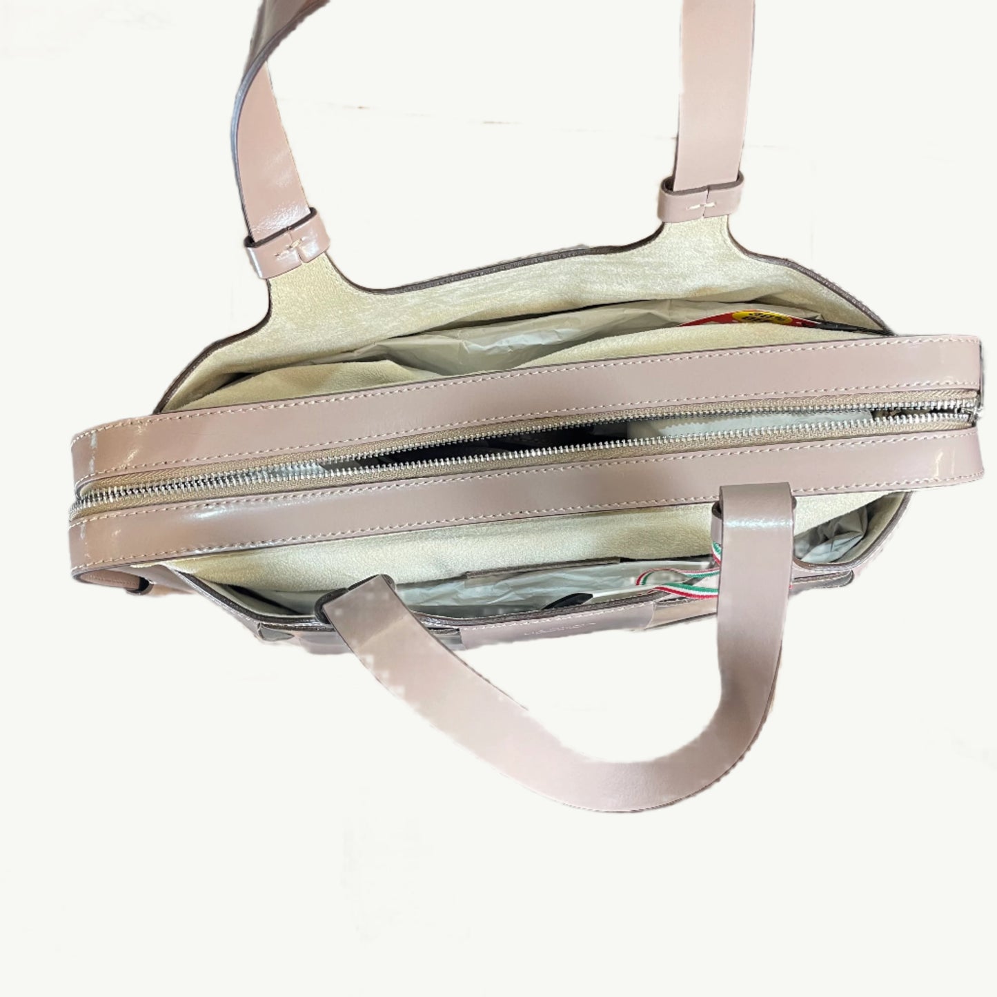 Lia Numa Carryall In Pelle Bag - Nude