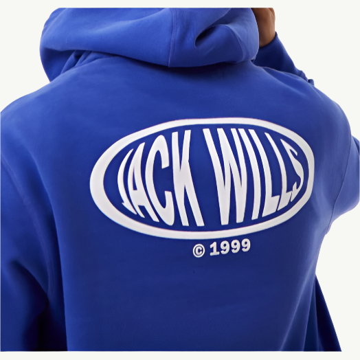 Jack Wills Contrast Graphic Hoodie