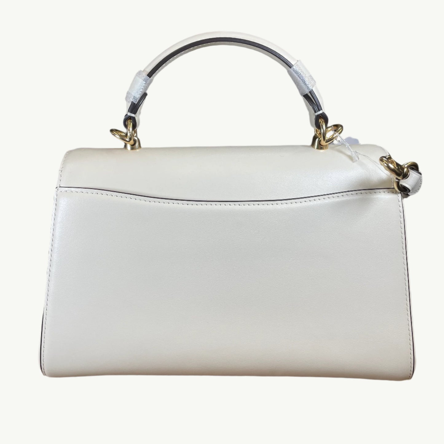 Coach Eliza Top Handle Handbag - Chalk