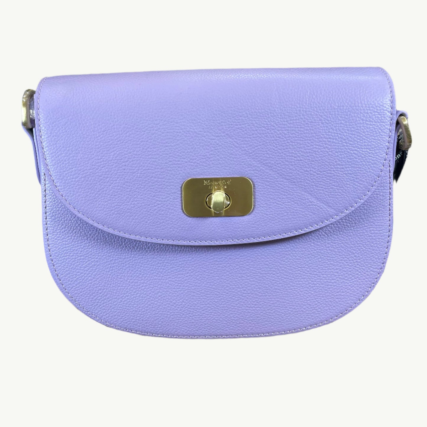 Moncrief Elizabeth Pebble Grain Leather Cross Body Mini With Guitar Strap