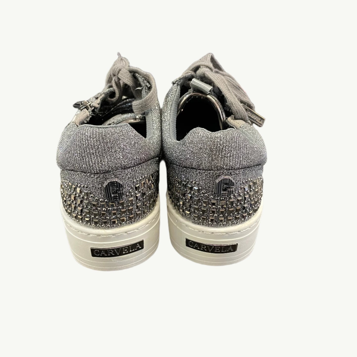 Carvela Junior Zip Glitter Studded Trainers