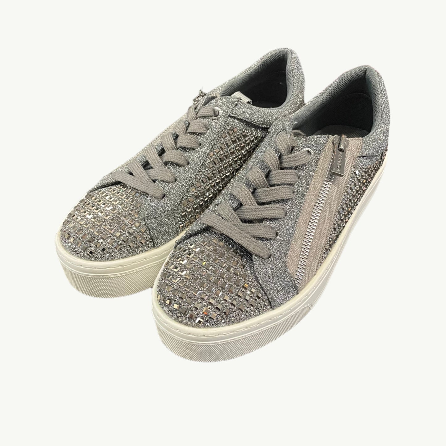 Carvela Junior Zip Glitter Studded Trainers