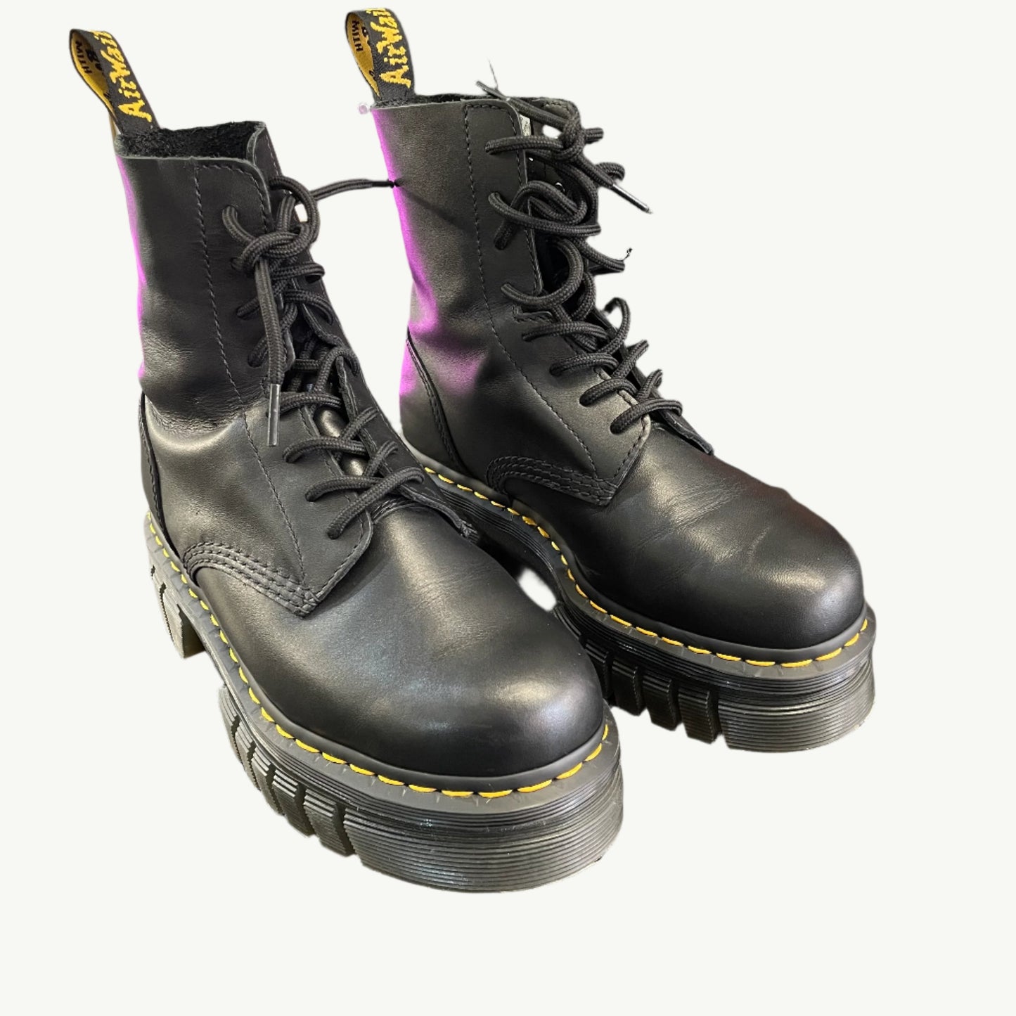 Dr Martens Audrick Nappa Lux Platform Ankle Boots
