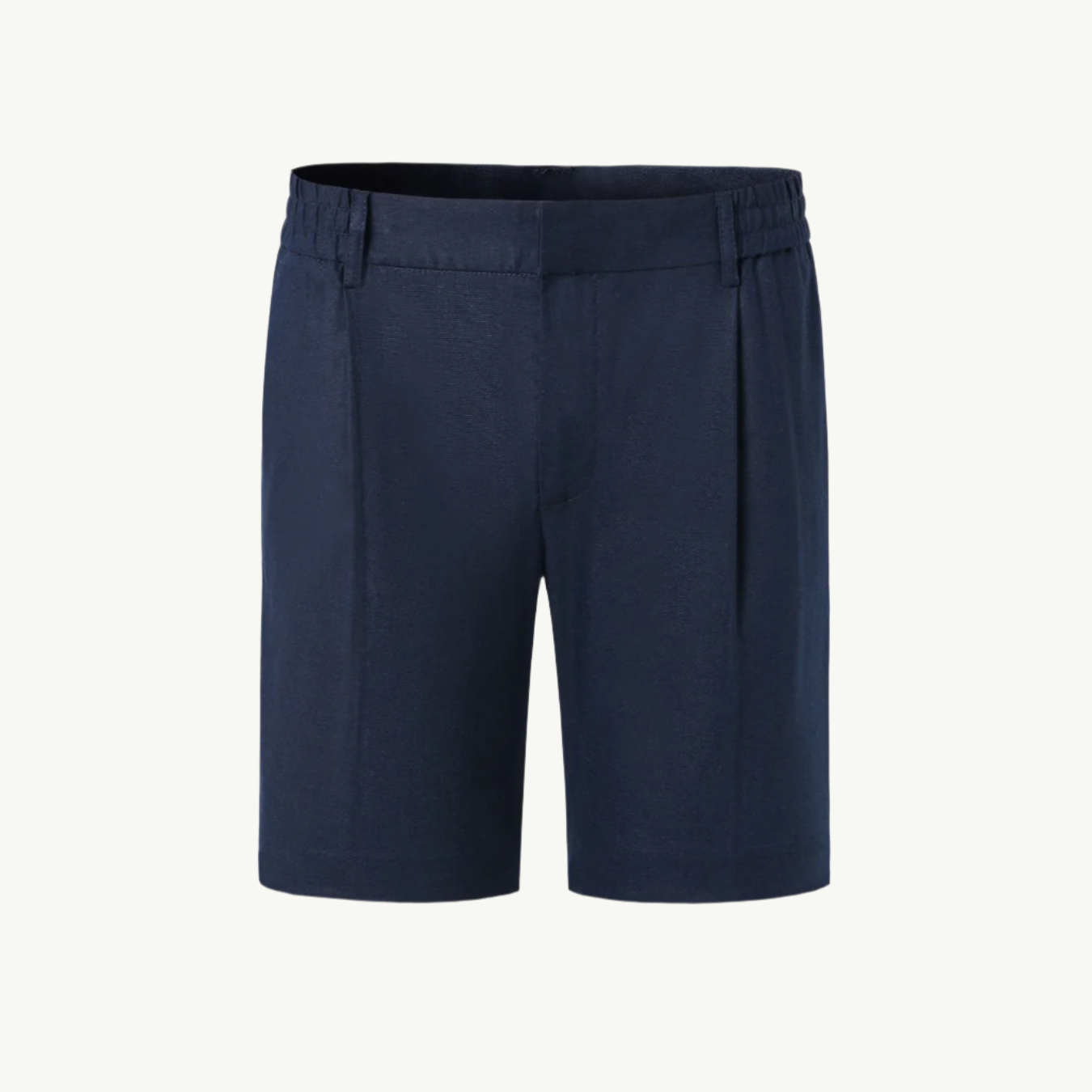 Moncrief Kasey Smart Linen Blend Shorts With Elasticated Waist