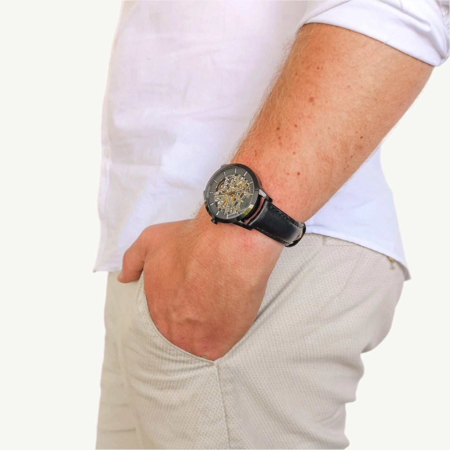 Julien de Bourg Montrichard All Black Automatic Watch