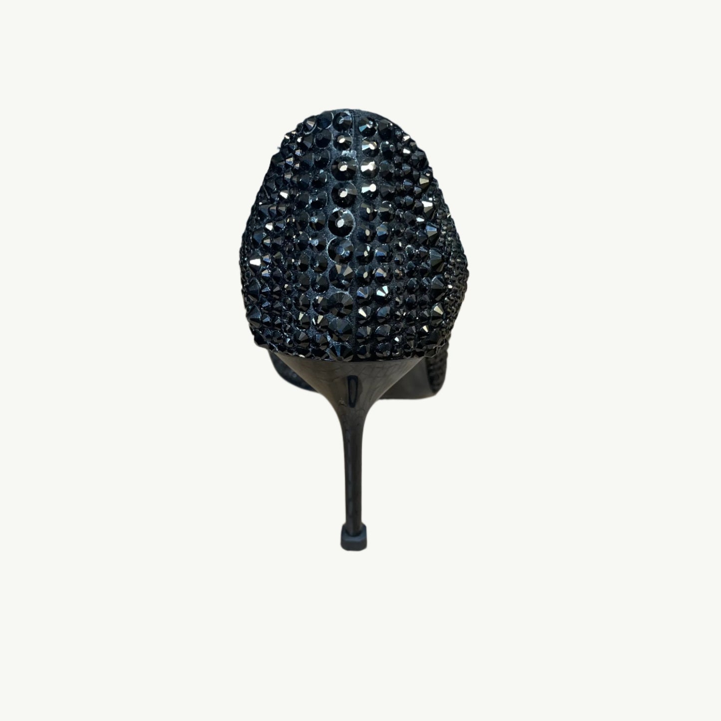 Alexander McQueen Punk Black Crystal Pumps