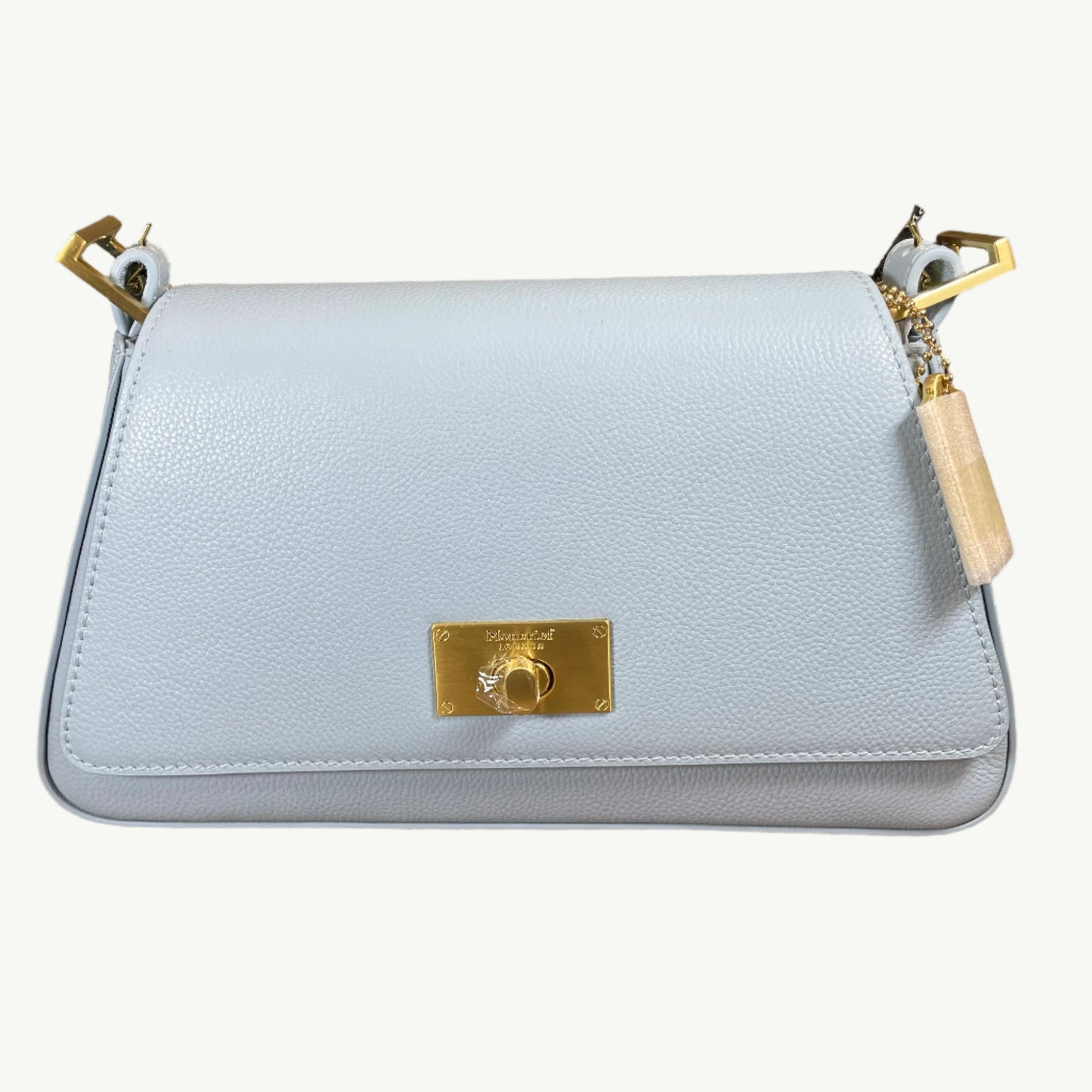 Moncrief Sarah Small Grain Leather Quilted Shoulder and Crossbody Bag