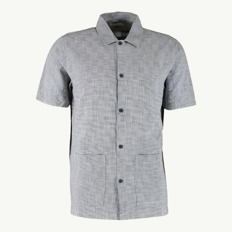 Folk Clothing Vince SS Shirt - Navy