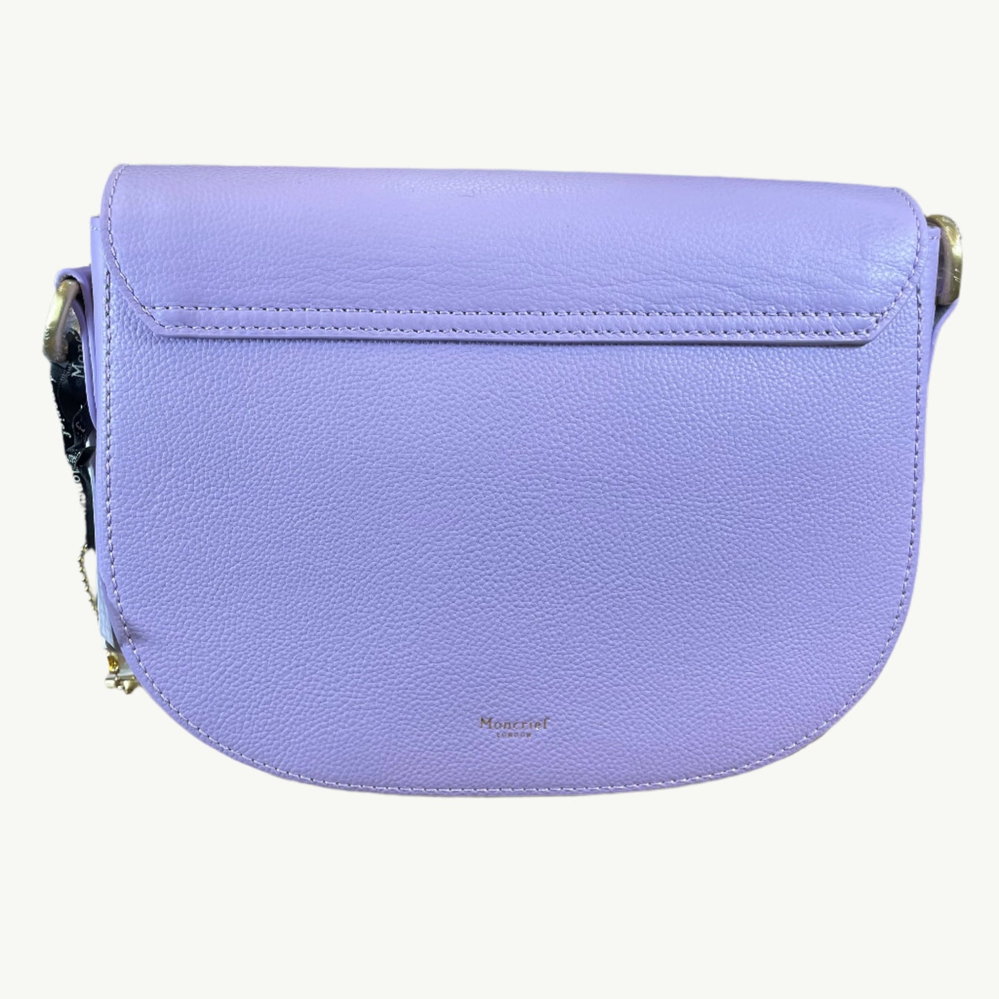Moncrief Elizabeth Pebble Grain Leather Cross Body Mini With Guitar Strap