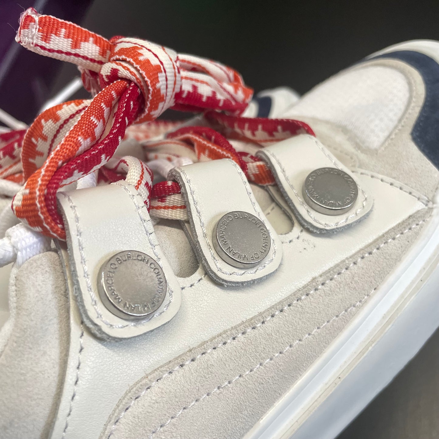 Marcelo Burlon Ticinella Sneakers - White/Orange