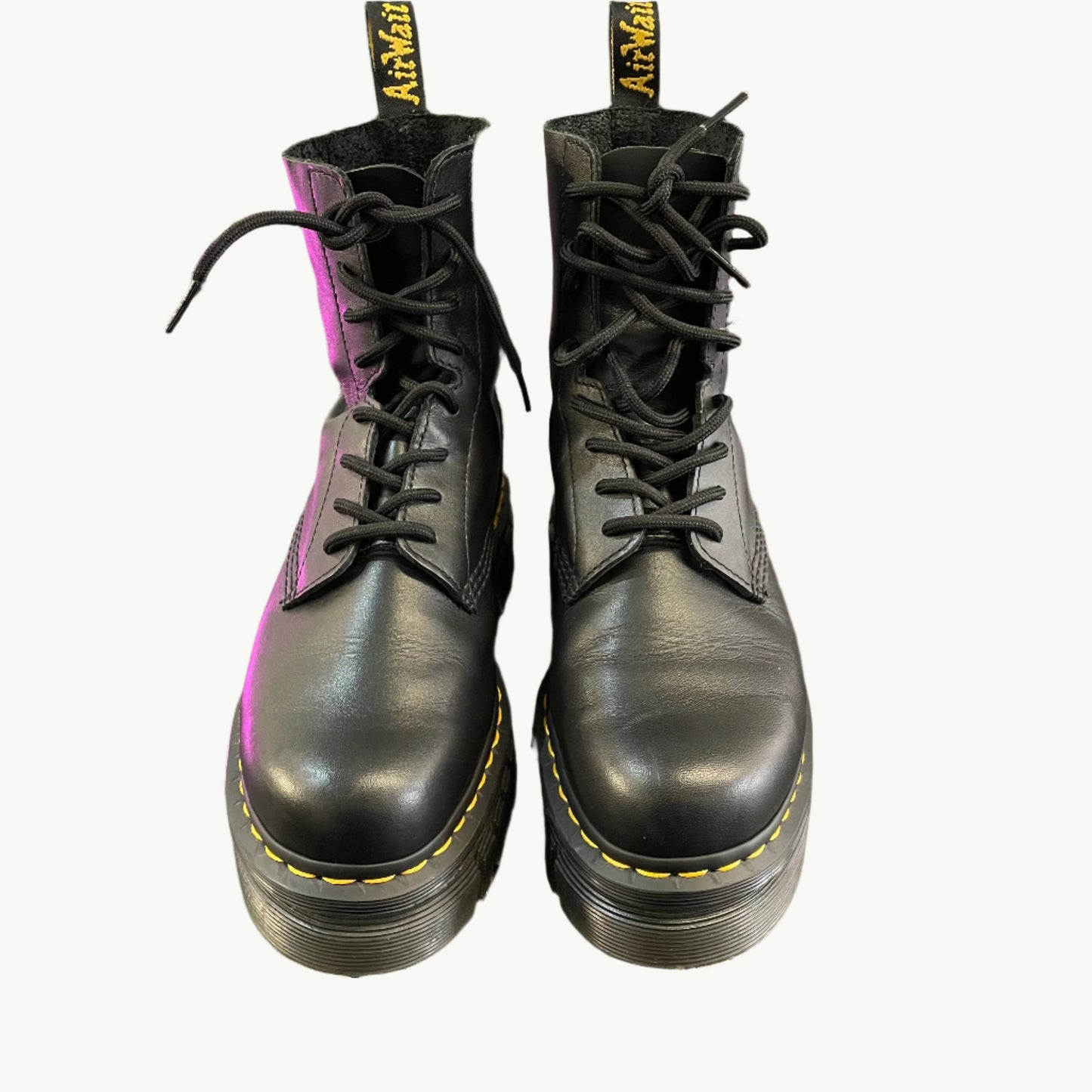 Dr Martens Audrick Nappa Lux Platform Ankle Boots