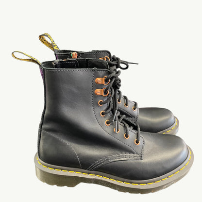Dr Martens 8 Eye Rose Gold Boots