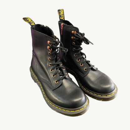 Dr Martens 8 Eye Rose Gold Boots